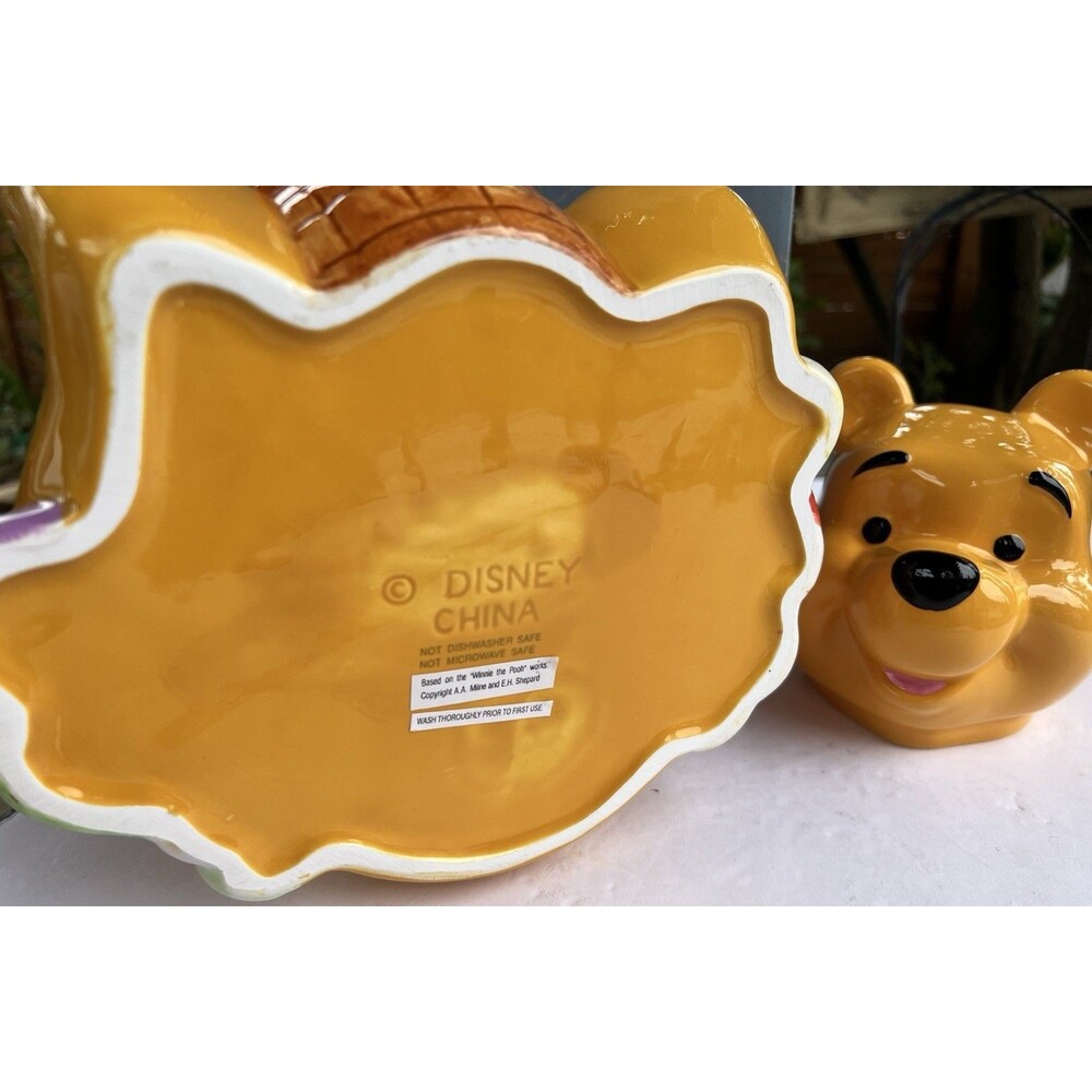 Disney Winnie The Pooh Candyland Christmas Cookie Jar Original Box 12” 1997 - Picture 12 of 13
